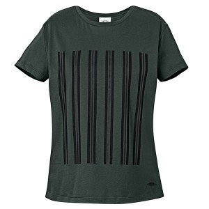 MINI JCW T-shirt Stripes Verde Donna
