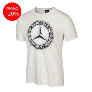 Mercedes-Benz T-shirt Bianca Logo Uomo