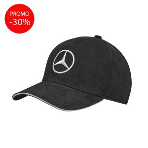 Mercedes-Benz Cappellino Nero Logo Unisex