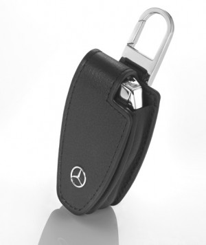 Mercedes-Benz Custodia Astuccio Portachiavi Pelle Nera