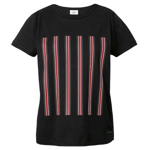 MINI JCW T-shirt Stripes Nera Donna