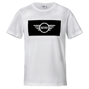 MINI T-shirt Logo Bianco/Nero Uomo