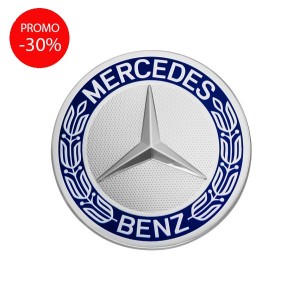 Mercedes-Benz Classic Copriruota Centrale Grigio/Blu